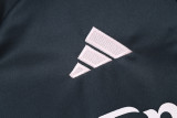 2025-26 RMA Dark gray Half Pull Tracksuit #B2562(半拉链)