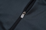 2025-26 RMA Dark gray Half Pull Tracksuit #B2562(半拉链)