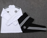 2025-26 Germany White Half Pull Tracksuit #B2560(半拉链)