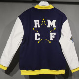 2025-26 RMA Royal Blue Cotton Baseball Jacket