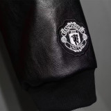 2025-26 Man Utd Red Cotton Baseball Jacket