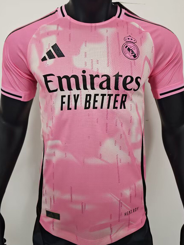 2024-25 RMA Pink White Special Edition Player Version Training Shirts