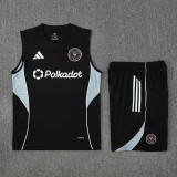 2025-26 Inter Miami Black Tank top and shorts suit