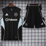 2025-26 Inter Miami Black Tank top and shorts suit