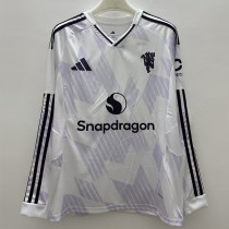 2025-26 Man Utd Away Long Sleeve Soccer Jersey (长袖)