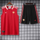 2025-26 Man Utd Red Tank top and shorts suit