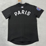 2025-26 PSG Black Casual Edition Baseball Jersey