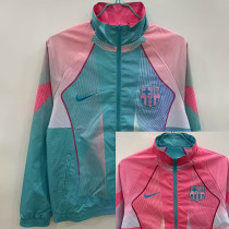 2025-26 BAR Green & Pink Double Sided Windbreaker (双面风衣)(刺绣)