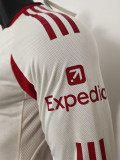 2025-26 LIV Away Long Sleeve Player Version Soccer Jersey (长袖球员)