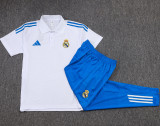 2025-26 RMA White Short shirts and Long trousers Suit #C2552