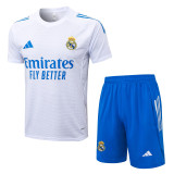 2025-26 RMA White Training Short Suit #D25146