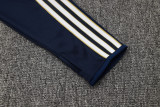 2025-26 JUV Royal blue Kids Half Pull Tracksuit #E2504(童装)(半拉链)