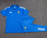 2025-26 RMA Lake blue Short shirts and Long trousers Suit #C2553