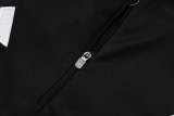 2025-26 RMA Black Kids Half Pull Tracksuit #E2511(童装)(半拉链)