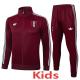 2025-26 Ajax Jujube red Kids Jacket Tracksuit #E2538(童装)