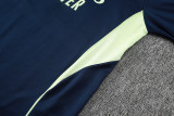 2025-26 RMA  Royal blue Kids Half Pull Tracksuit #E2539(童装)(半拉链)