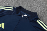 2025-26 RMA  Royal blue Kids Half Pull Tracksuit #E2539(童装)(半拉链)