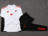2025-26 LIV White Kids Half Pull Tracksuit #E2545(童装)(半拉链)