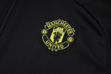 2025-26 Man Utd Black Kids Jacket Tracksuit #E2551(童装)(绿标)