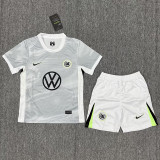 2025-26 Wolfsburg Away Kids Soccer Jersey