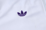 2025-26 RMA White Kids Jacket Tracksuit #E2558(童装)