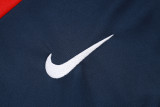 2025-26 PSG Royal blue Half Pull Tracksuit #B2546(半拉链)