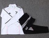 2025-26 JUV White Kids Half Pull Tracksuit #E2599(童装)(半拉链)