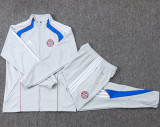 2025-26 Bayern Light gray Kids Jacket Tracksuit #E2586(童装)