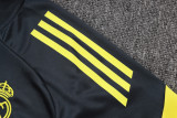 2025-26 RMA Dark gray Half Pull Tracksuit #B2563(半拉链)