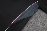 2025-26 JUV Black Kids Half Pull Tracksuit #E25110(童装)(半拉链)