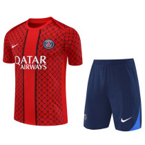 2025-26 PSG Red Training Short Suit