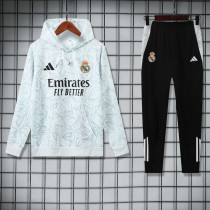 2025-26 RMA White Hoodie Tracksuit (卫衣套装)