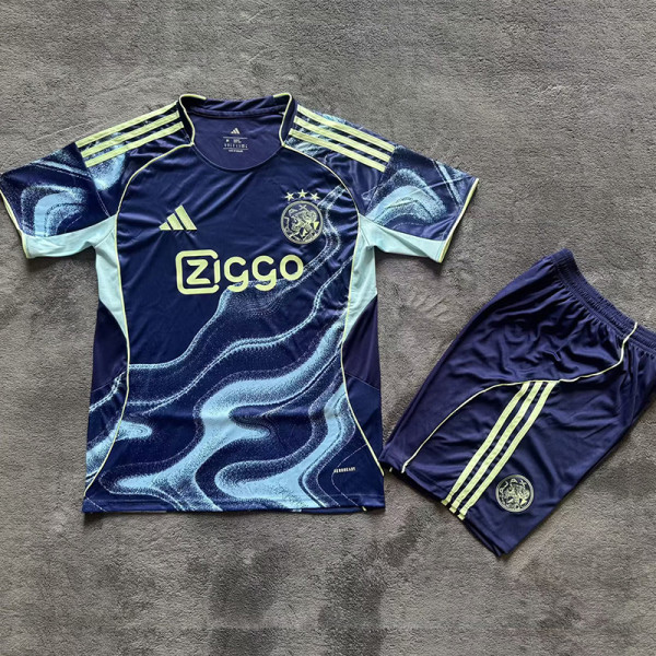 2025-26 Ajax Away Kids Soccer Jersey
