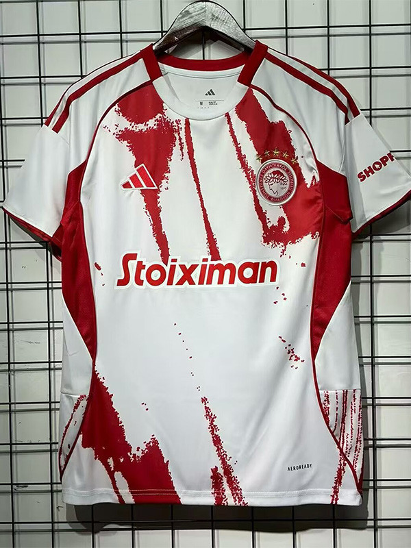 2025-26 Olympiacos Away Fans Soccer Jersey