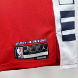 2024-25 Clippers PAUL #3 Red Top Quality Hot Pressing NBA Jersey (Trapeze Edition) 飞人版