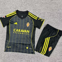 2025-26 Zaragoza Away Kids Soccer Jersey