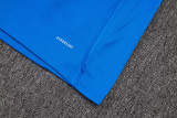 2025-26 RMA Lake blue Half Pull Tracksuit #B2570(半拉链)