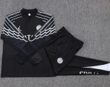 2025-26 PSG Jordan Black Half Pull Tracksuit #B2573(半拉链)
