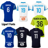 2025-26 Marseille Third 1:1 Fans Soccer Jersey