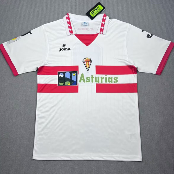 1996-1997 Gijon Away Retro Soccer Jersey (带章)