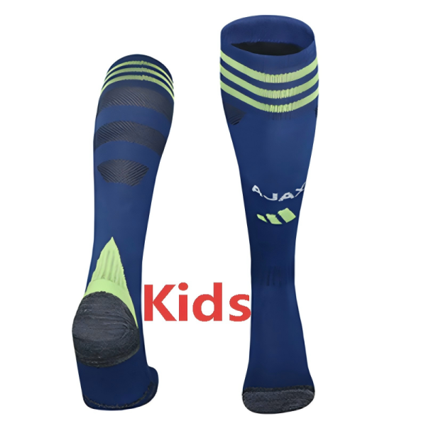 2025-26 Ajax Away Kids Royal blue Socks(儿童)