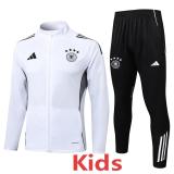 2025-26 Germany White Kids Jacket Tracksuit #E25144(童装)