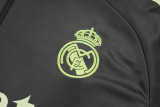 2025-26 RMA Grey green Kids Half Pull Tracksuit #E25139(童装)(半拉链)