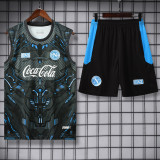 2025-26 Napoli Grey Tank top and shorts suit
