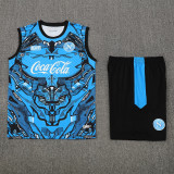 2025-26 Napoli Blue Tank top and shorts suit