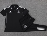 2025-26 Germany Black Short shirts and Long trousers Suit #C2560(四星)