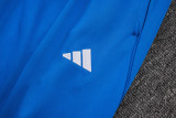 2025-26 RMA White Kids Half Pull Tracksuit #E25124(童装)(半拉链)