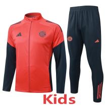 2025-26 Bayern Orange Kids Jacket Tracksuit #E25141(童装)