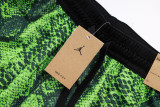 C2509 AJ Green Casual Short Pants #蛇纹绿