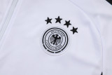 2025-26 Germany White Kids Half Pull Tracksuit #E25150(童装)(半拉链)
